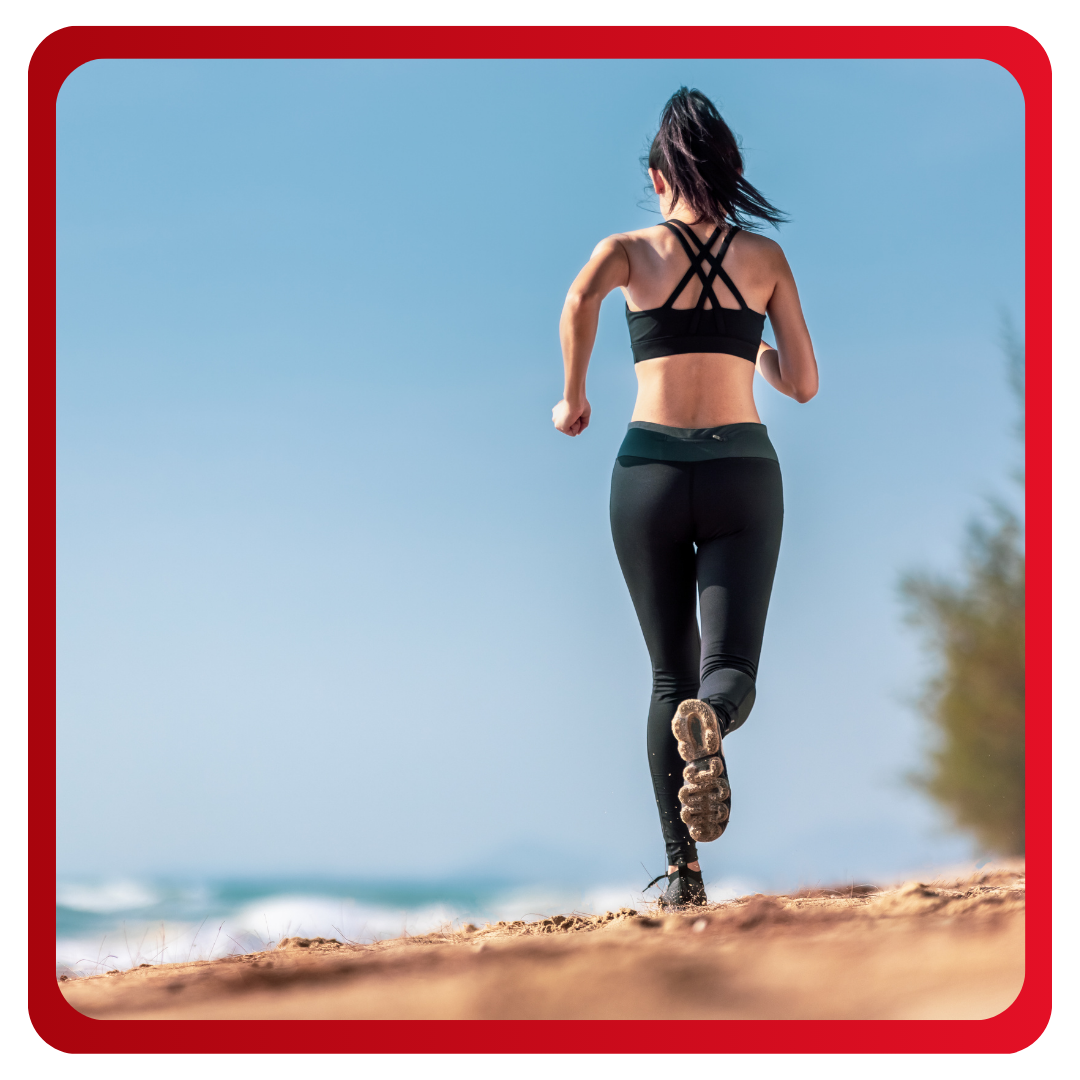 jogging beach